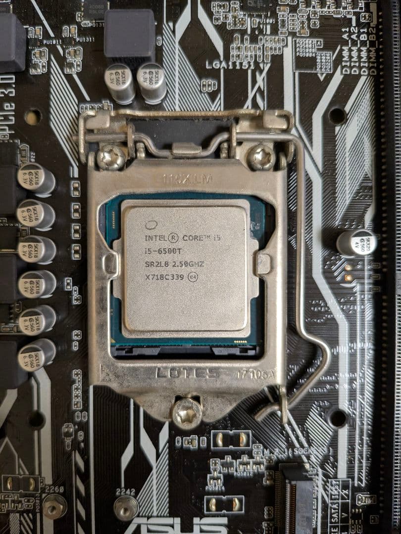 ASUS PRIME B250M-A i5-6500Tセット（ジャンク品扱い）