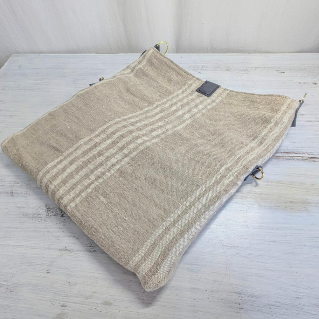ハンドメイド＊トワルドジュイ×antiqueチェコリネン＊リバーシブル８WAY