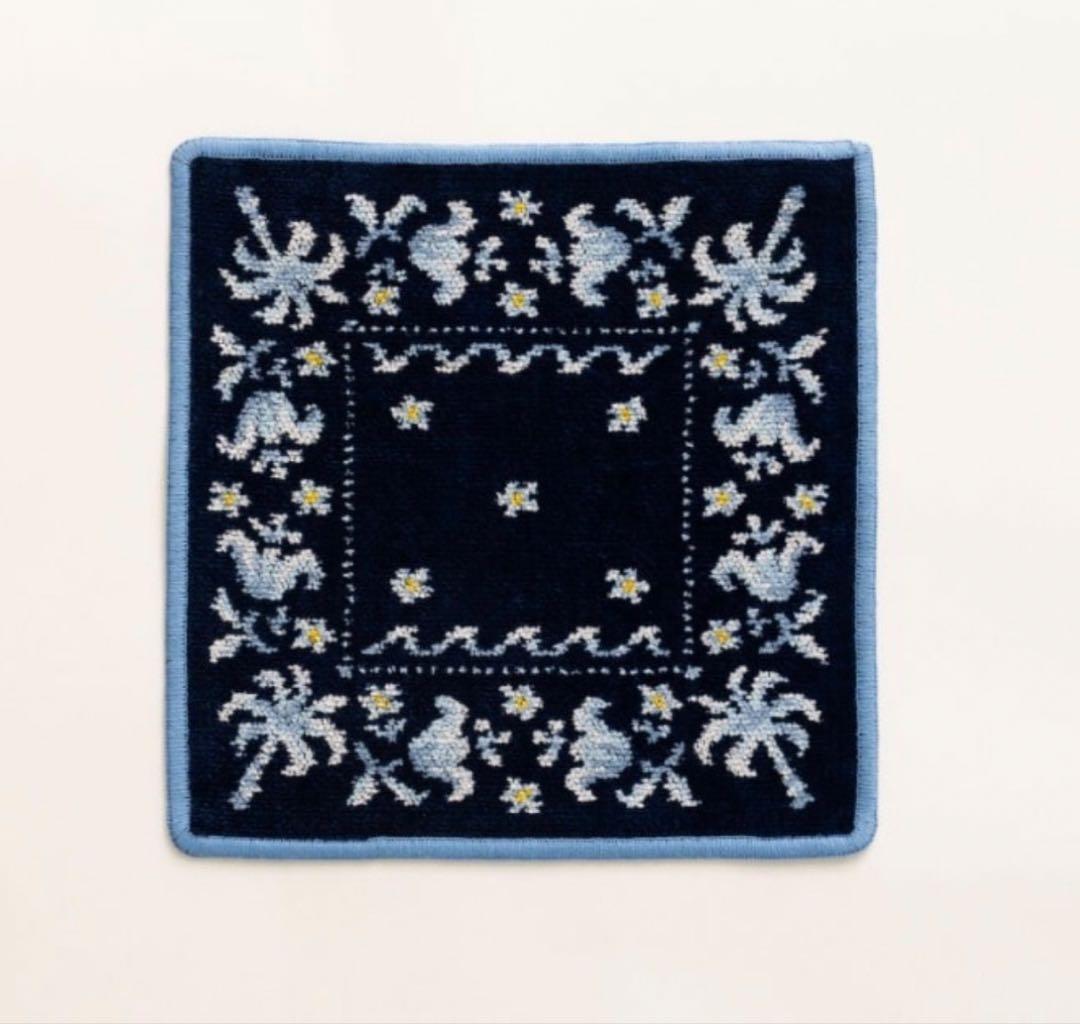 限定　ロンハーマン別注FEILER Bandana Handkerchief 青