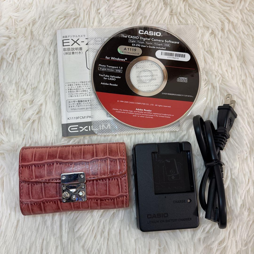 美品　CASIO EXILIM EX-Z90 ゴールド コンデジ　デジカメ　純正