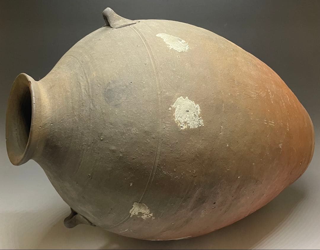 古南蛮　双耳南蛮壺　双耳壺　耳付壺　特大46.5cm f5032