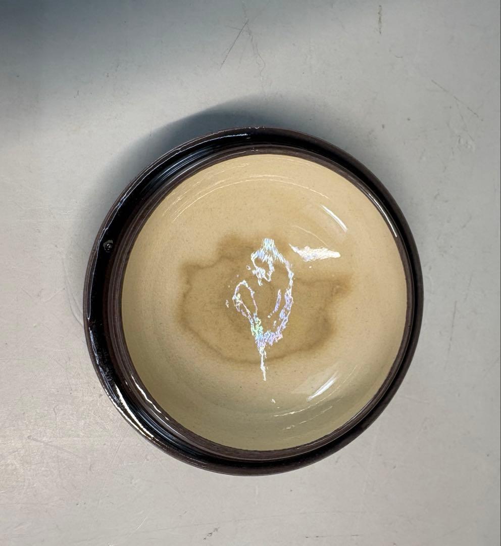 【中古品】茶道具　中村翠嵐造　交趾干支巳香合（共箱）