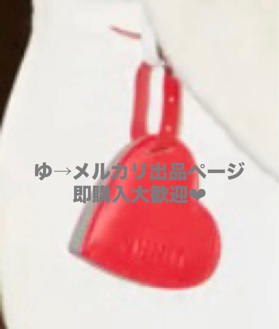 入手困難‼️【NKNIT】ハートミラー❤️　レッド　赤