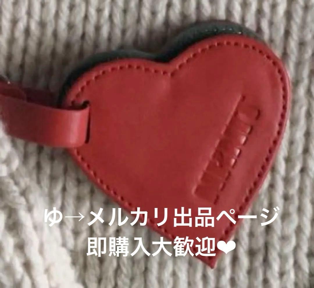 入手困難‼️【NKNIT】ハートミラー❤️　レッド　赤