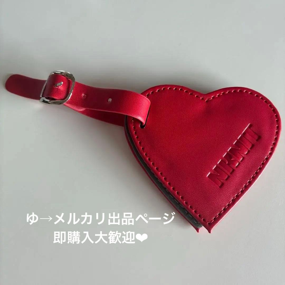 入手困難‼️【NKNIT】ハートミラー❤️　レッド　赤