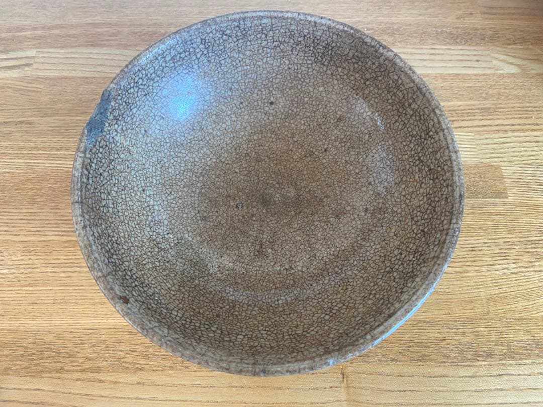1950年代 台湾ヴィンテージ 小慢茶席使用 建水 貫入