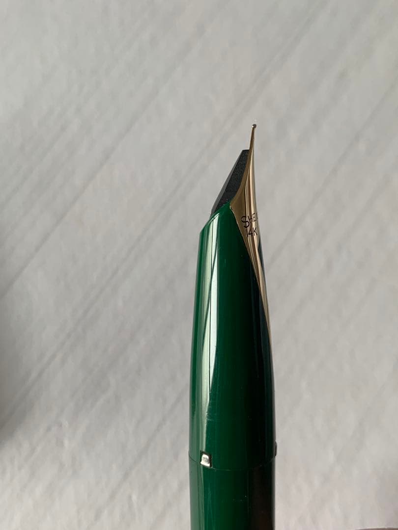Sheaffer インペリアル グリーン軸 14Kペン先 希少