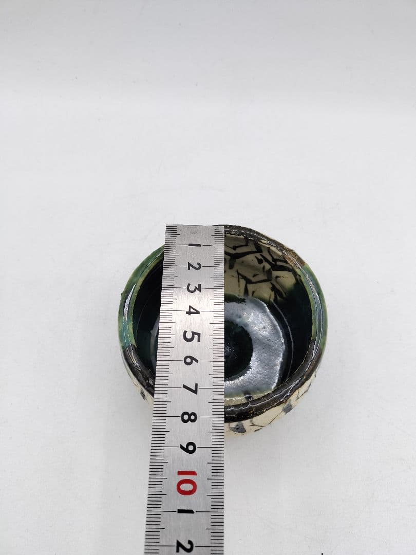 d007 織部 小鉢 向付　5客 清水焼 紙箱 茶道具 古物