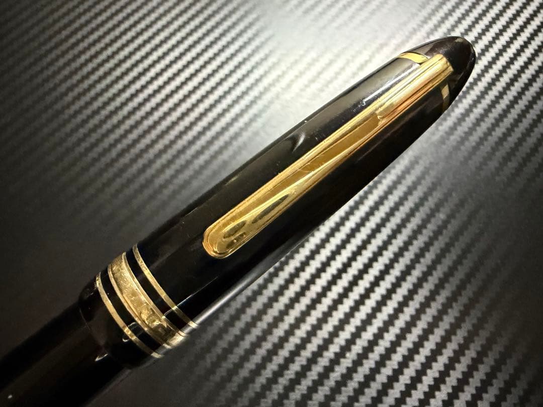 美品 モンブラン 146 エボナイト芯 14K 全金 B 太字 万年筆