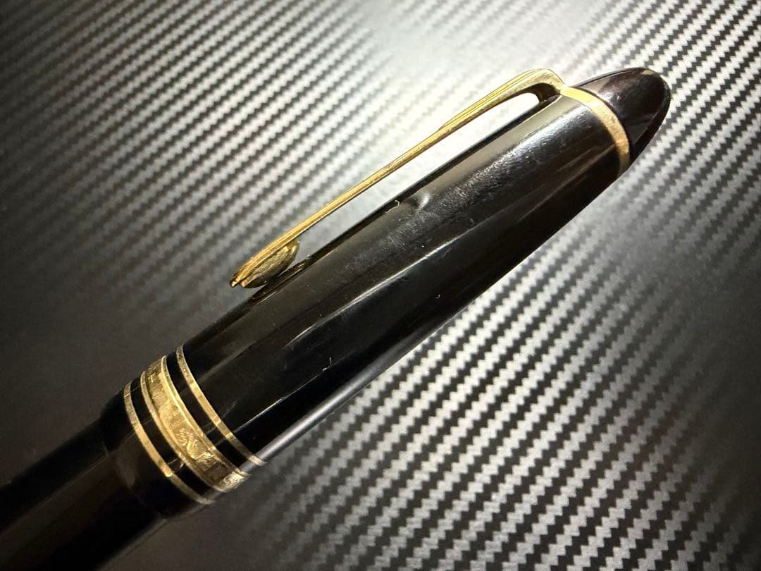 美品 モンブラン 146 エボナイト芯 14K 全金 B 太字 万年筆
