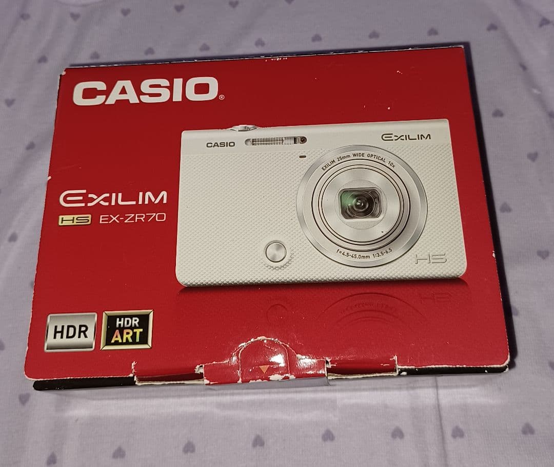 CASIO EXILIM EX-ZR70 ホワイト デジタルカメラ
