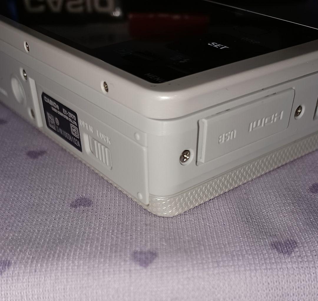 CASIO EXILIM EX-ZR70 ホワイト デジタルカメラ