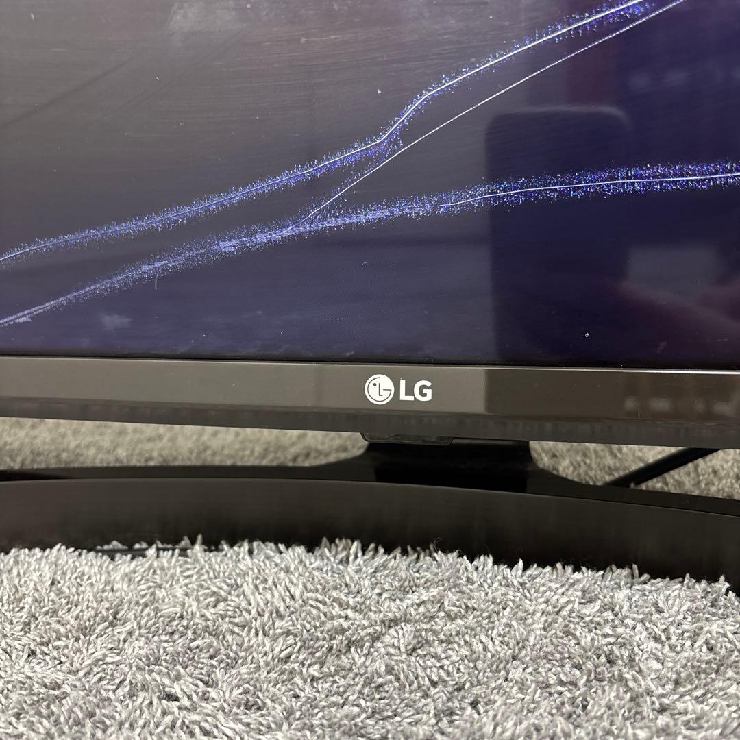 LGテレビ55型　液晶割れ　ジャンク品