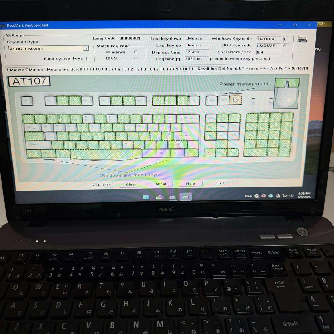 Windows11 オフィス付　Core i5 NEC ジャンクノートPC
