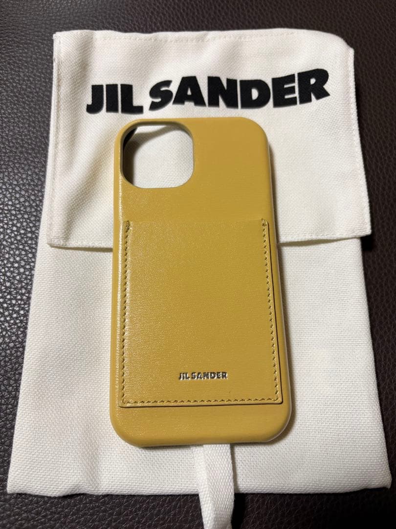 JIL SANDER レザー iPhoneケース イエロー