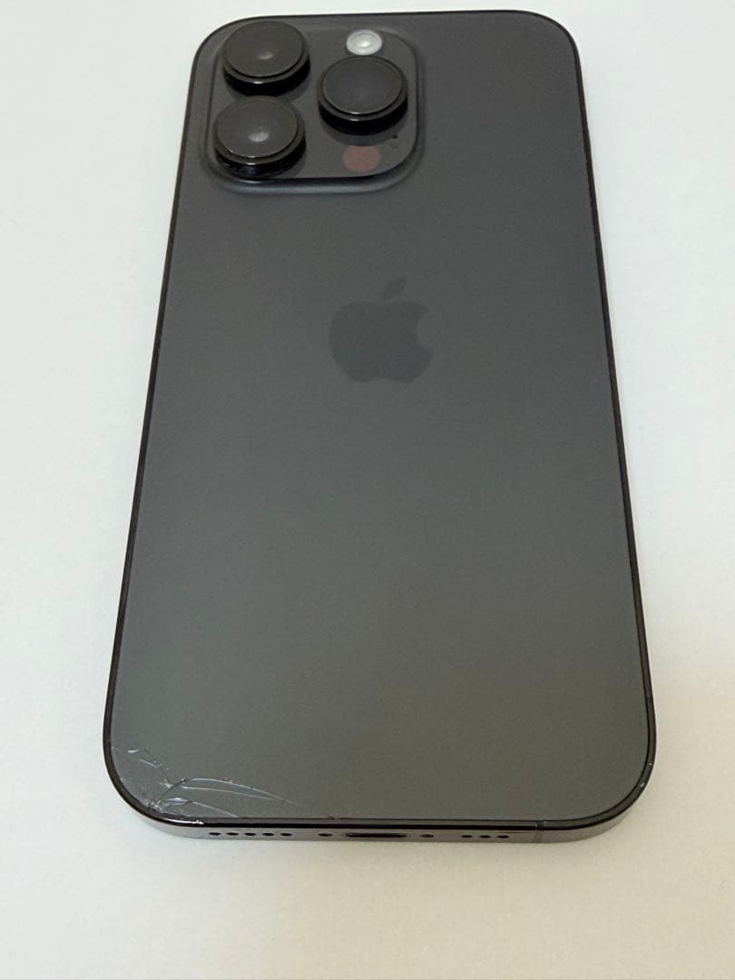 Apple iPhone14Pro 128GB 背面キズあり スペースブラック