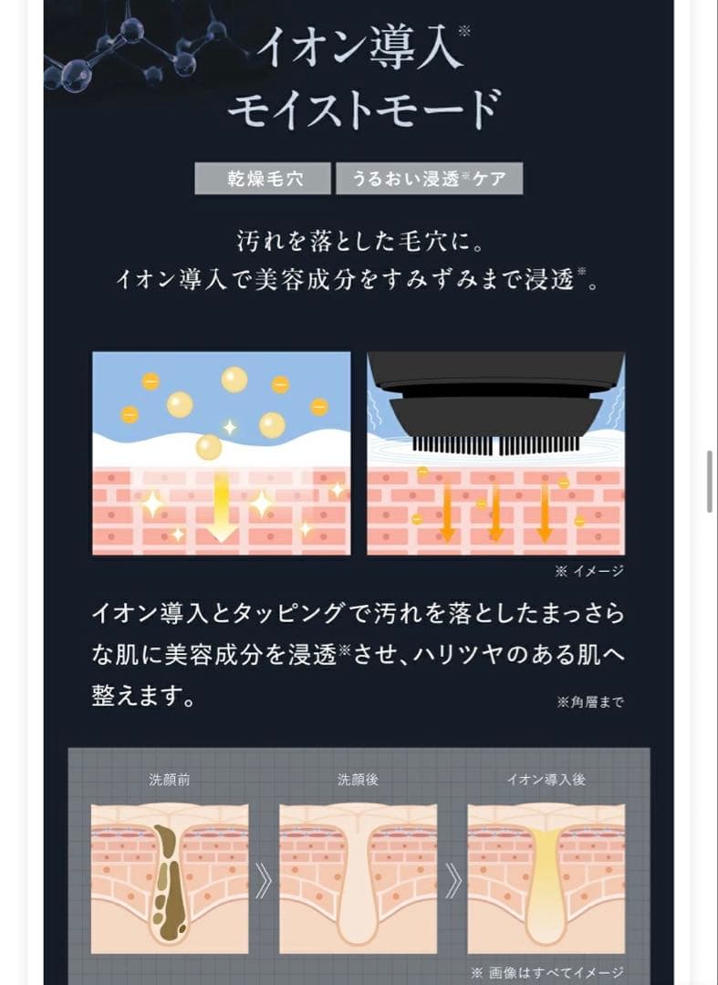 新品未使用❣️ DISM 洗顔ブラシ ems 美顔器　電動ブラシ