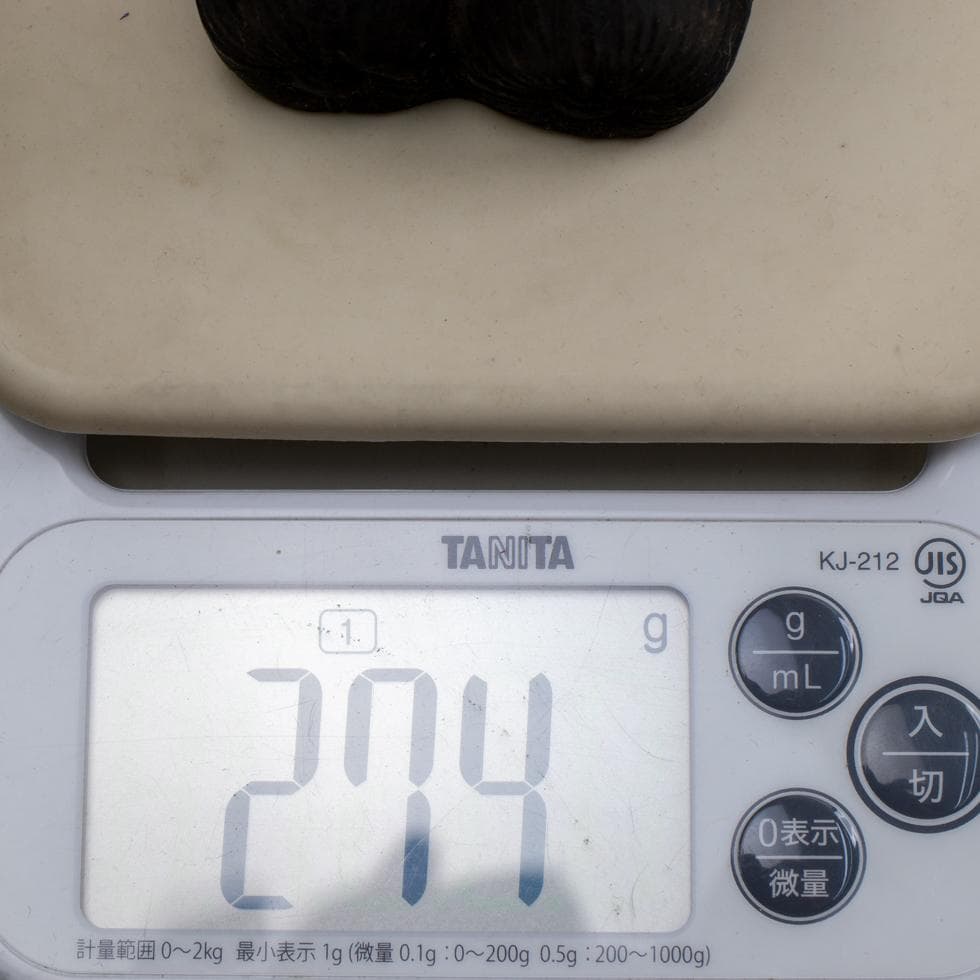 古備前 大黒天像／米俵立像 打出の小槌 七福神 煤大黒