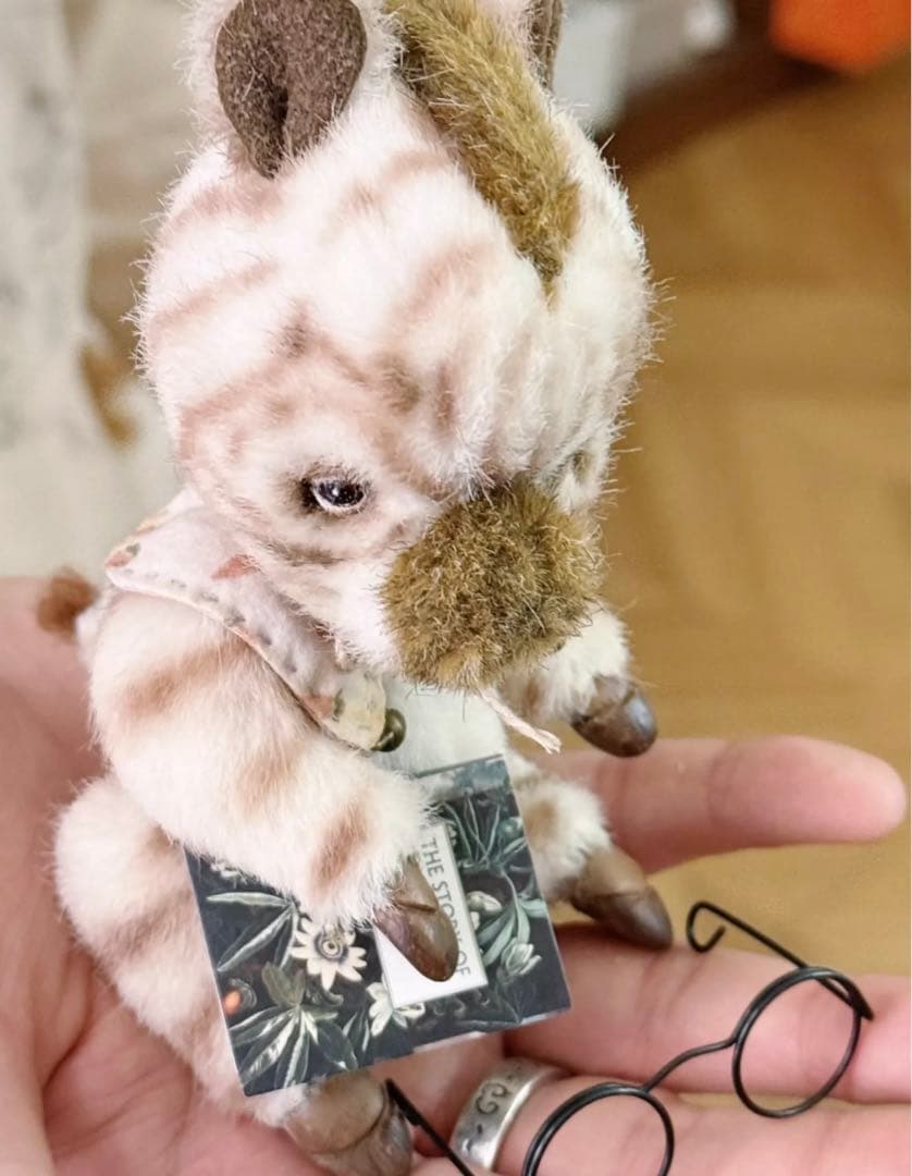 植物学博士のしまうまさん アーティストベア 海外作家様 ハンドメイド テディベア