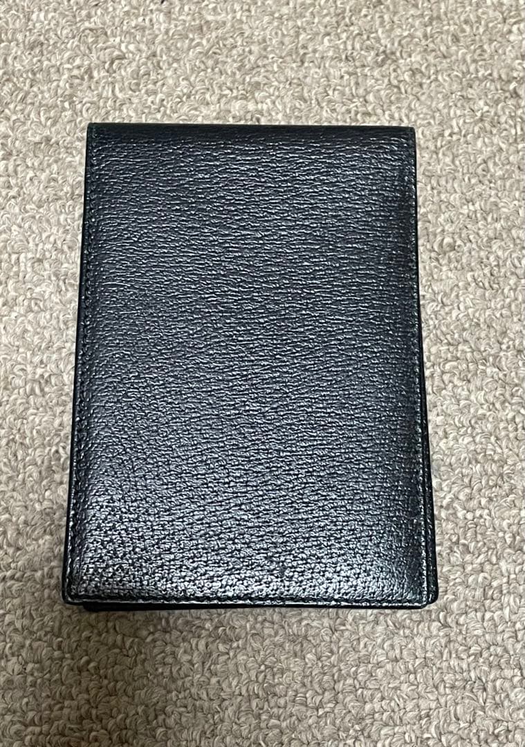 Smythson（スマイソン）　レザーメモパッド &ポールペン　英王国御用達