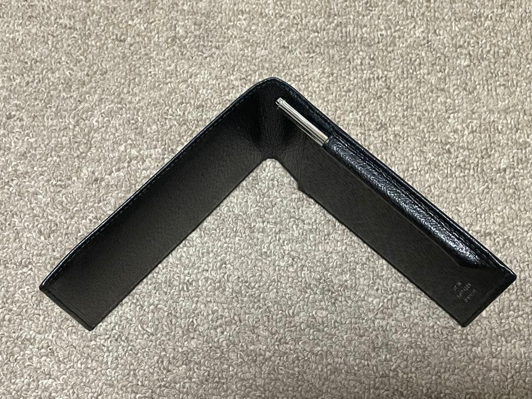 Smythson（スマイソン）　レザーメモパッド &ポールペン　英王国御用達