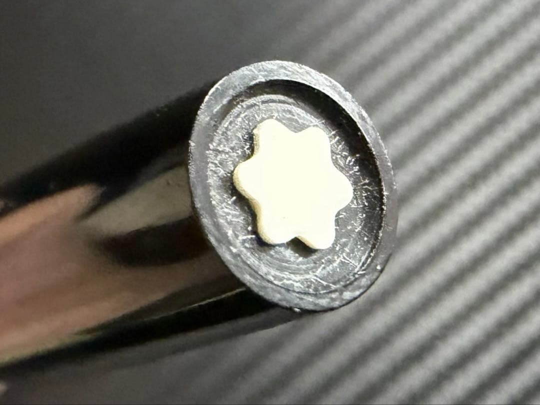 未使用に近い モンブラン No.221 万年筆 ブラック M 中字 両用式