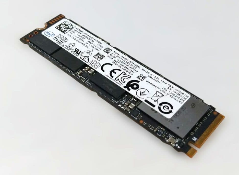 内蔵型SSD INTEL 512GB M.2 NVMe SSD SSDPEKKF512G8L