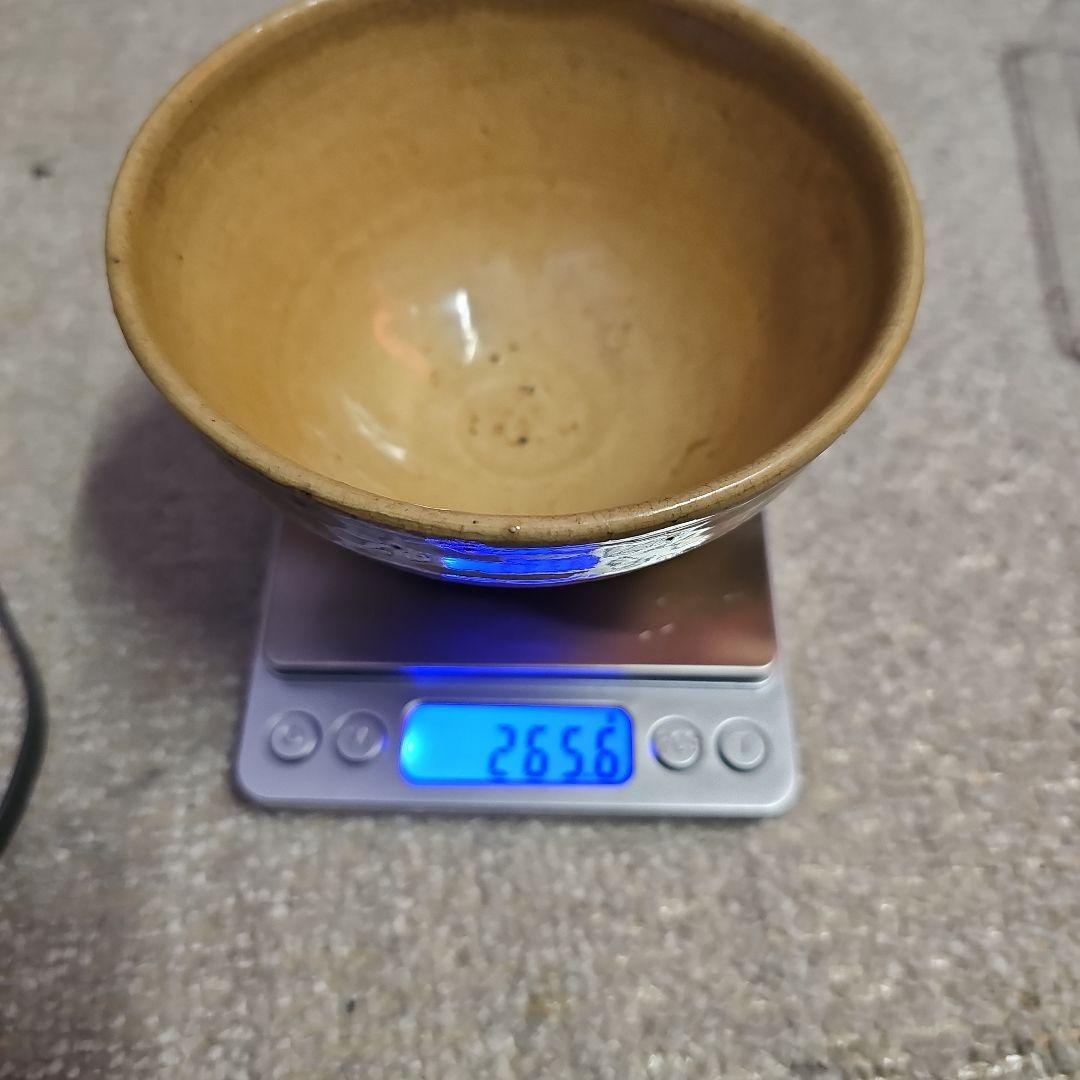 古唐津 玉子手無地茶碗