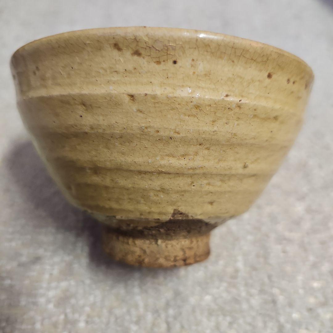 古唐津 玉子手無地茶碗