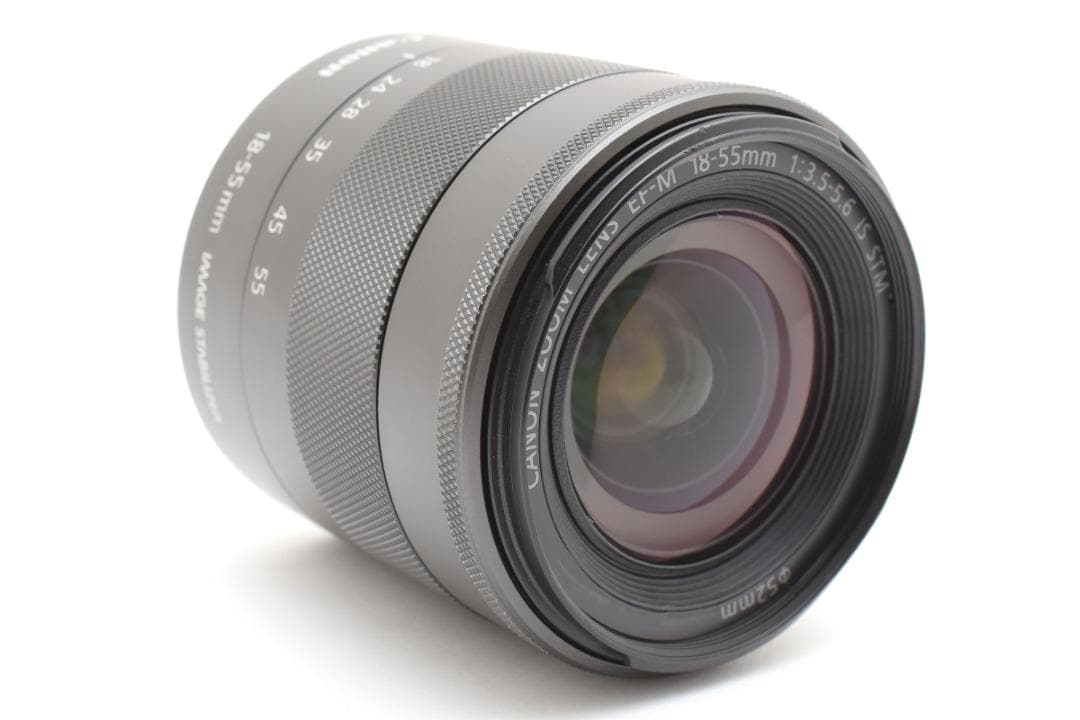 美品 キヤノン ズームレンズ EF-M 18-55mm f3.5-5.6