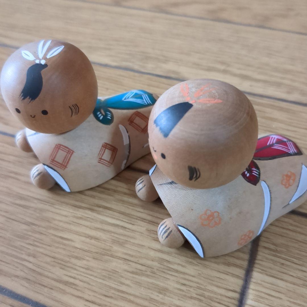 日本の伝統こけしセット レトロ
