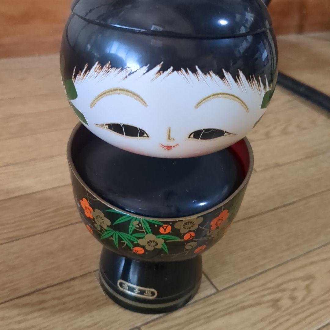 日本の伝統こけしセット レトロ