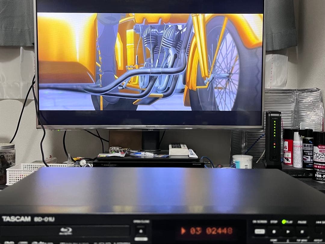 訳あり　再生OK TASCAM タスカム　ブルーレイプレイヤー　BD-01U