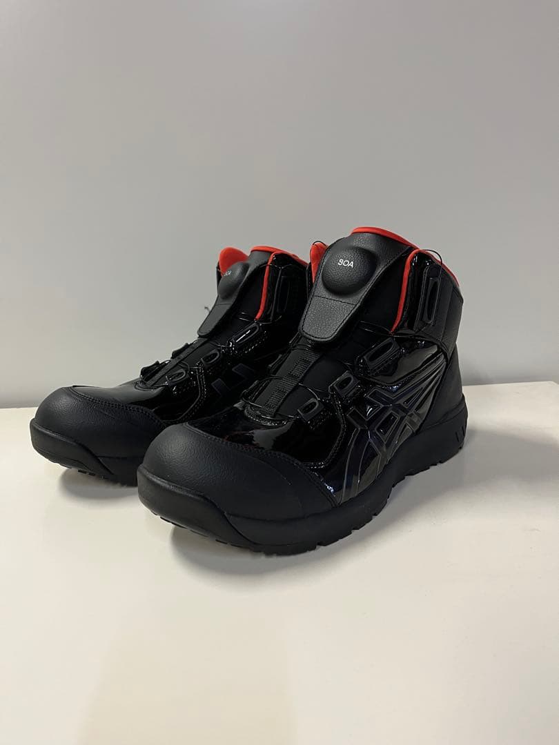 アシックス　限定色　安全靴 ウィンジョブ CP304 ブラックエディション　26