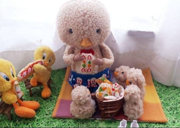 フルーツサンド　クッションセット　　人形用
