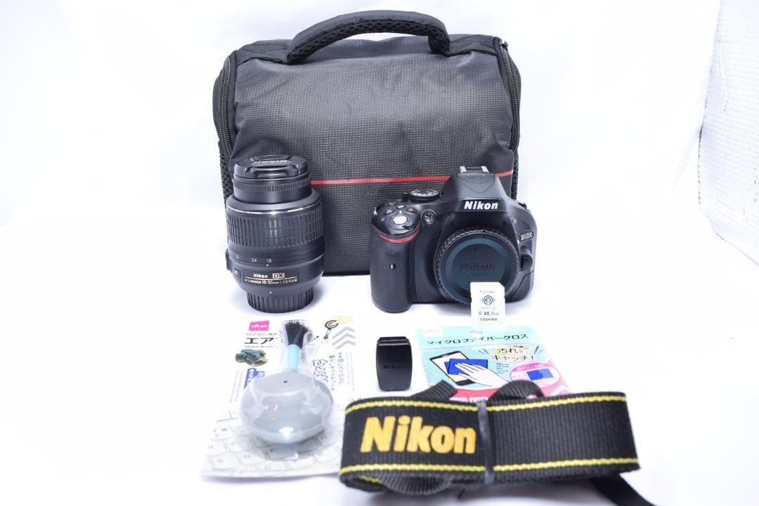 Nikon D5200 フラッシュエアSD 手ブレ補正　バックおまけ多数
