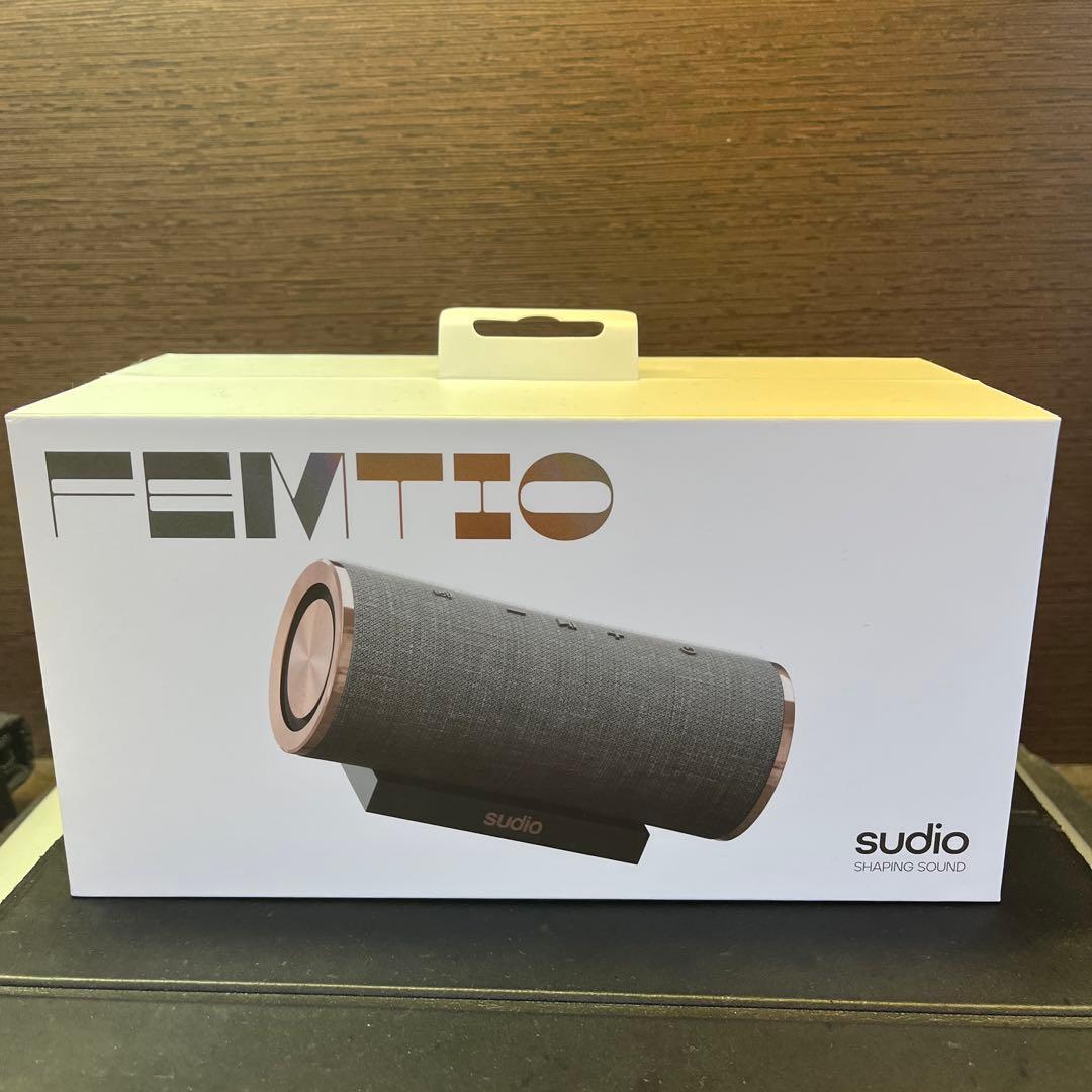 sudio ワイヤレススピーカー グレー