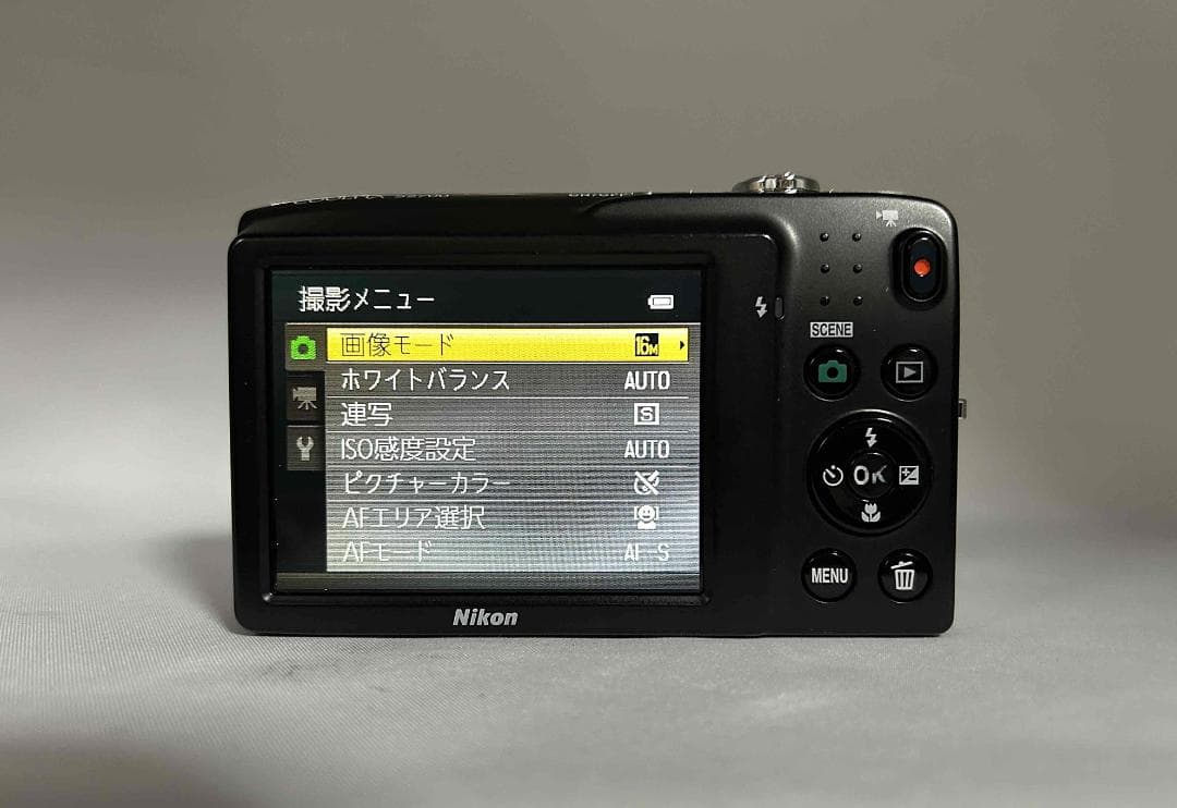 【美品/動作確認済】Nikon CoolPix S2700 スマホ転送OK フル