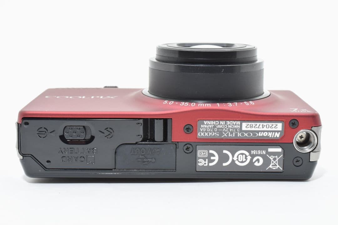 Nikon coolpix S6000 レッド