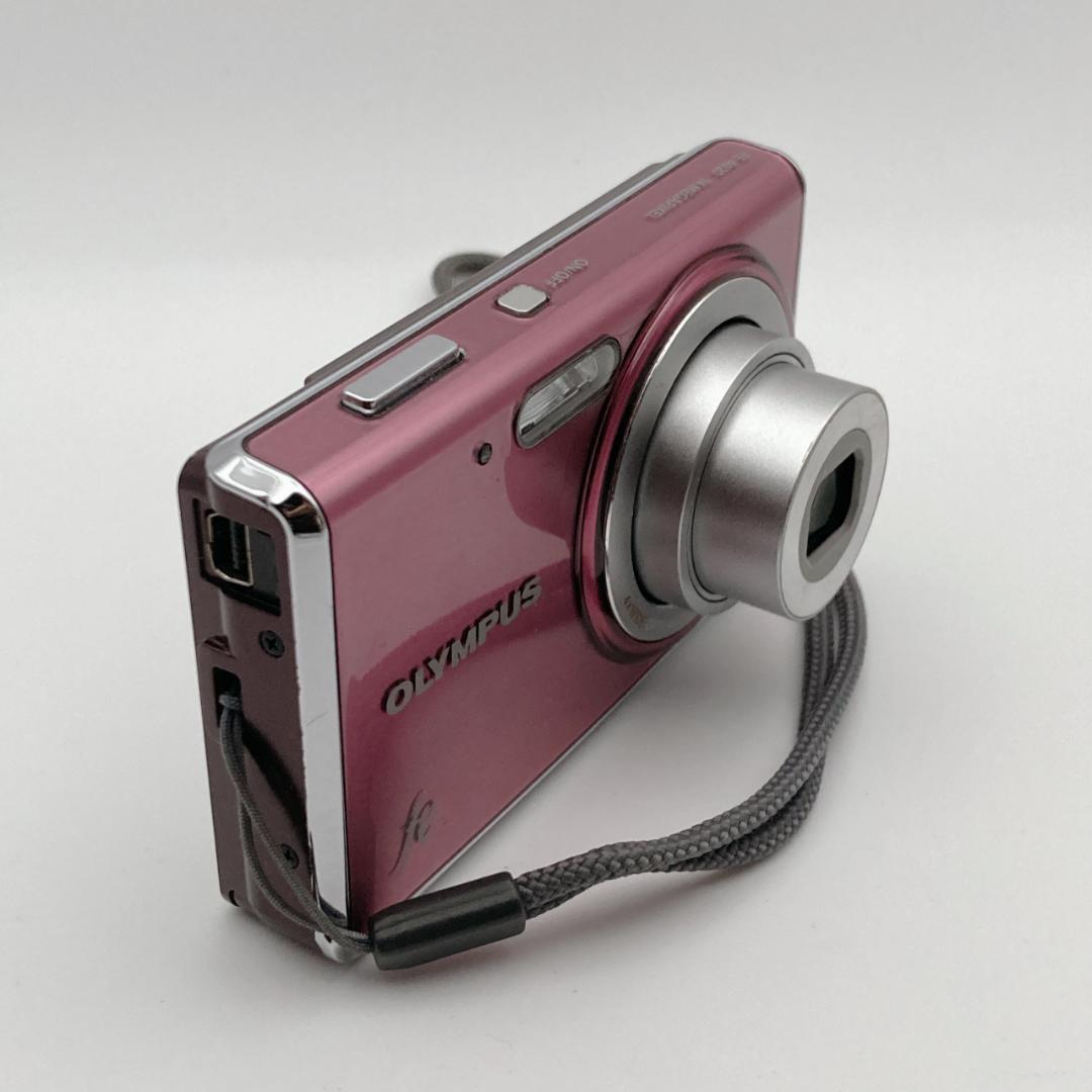 実写有【美品】箱付きOLYMPUS CAMEDIA FE-4020 ピンクカメラ