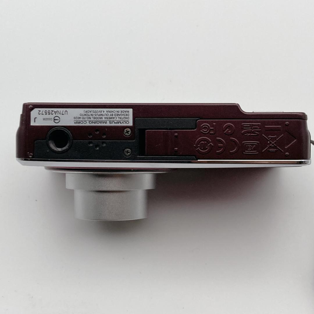 実写有【美品】箱付きOLYMPUS CAMEDIA FE-4020 ピンクカメラ