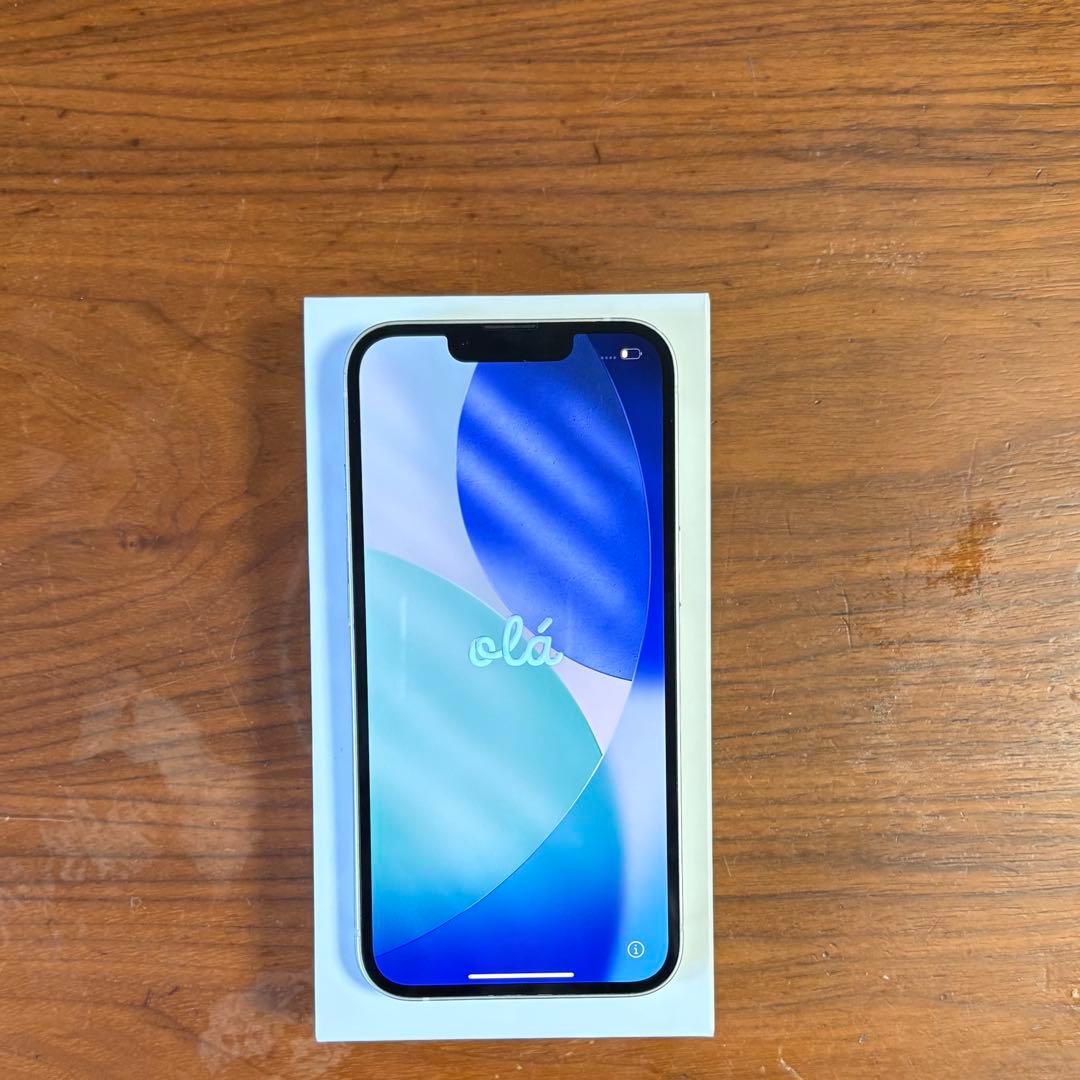 iPhone13 本体 128GB ホワイト バッテリー75%以上