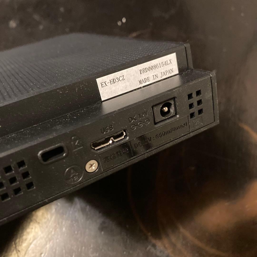 I-O DATA EX-HD3CZ 3TB 外付けハードディスク