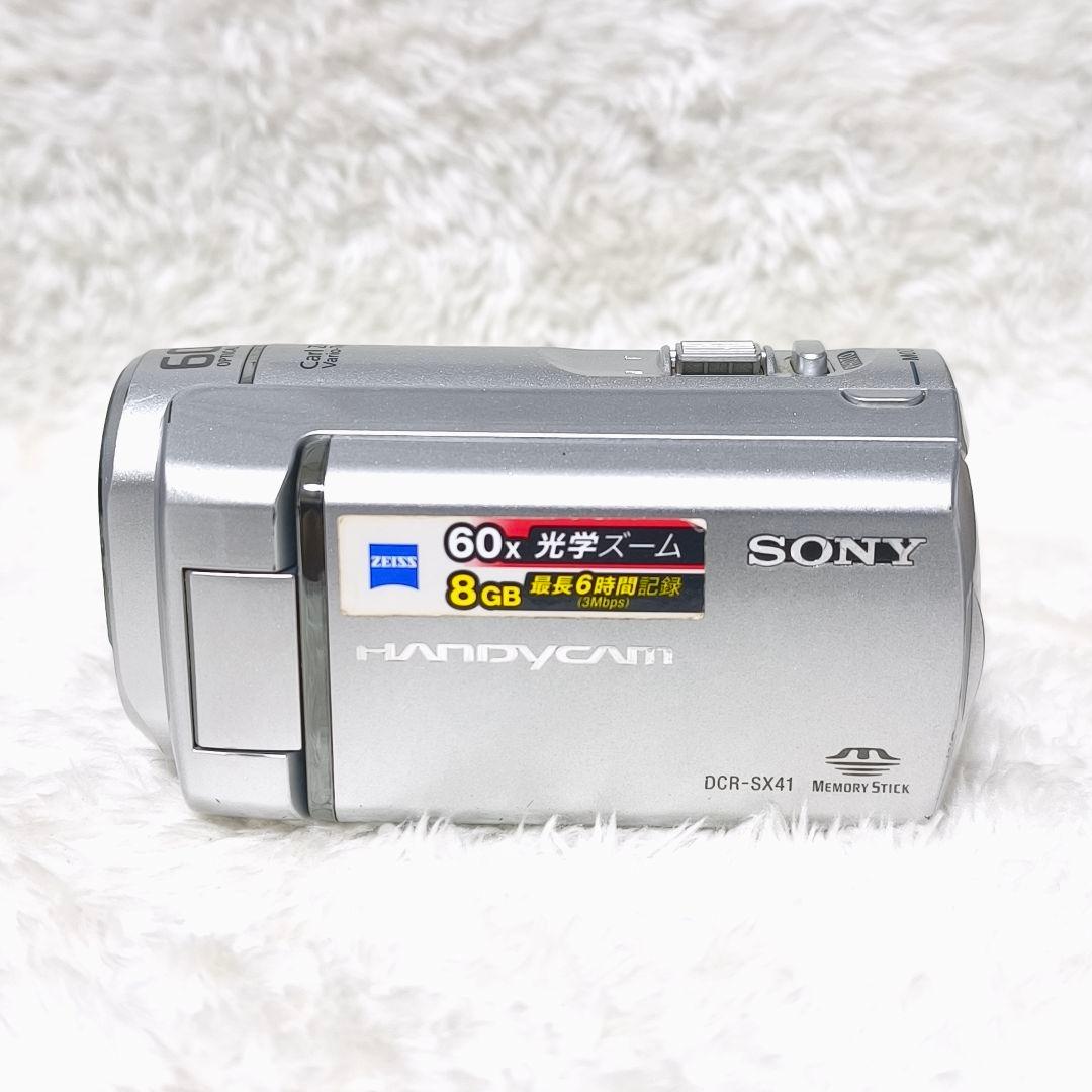 【動作未確認】SONY Handycam DCR-SX41 付属品 シルバー