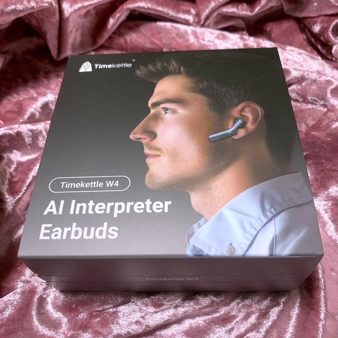 新品⭐️Timekettle W4 シックなシャンパンゴールド AI翻訳イヤホン