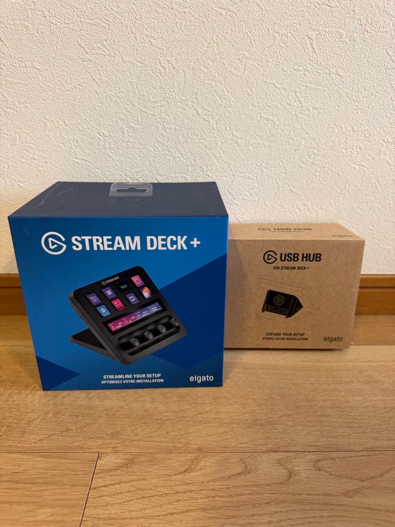 Elgato Stream Deck + ・USBハブ・ANKERアダプタ付き