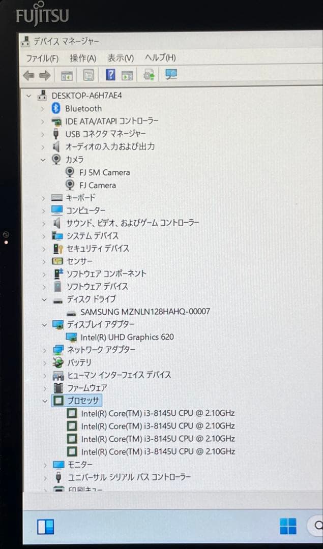 富士通 ARROWS Tab Q739/AE Core i3 第8世代　#5