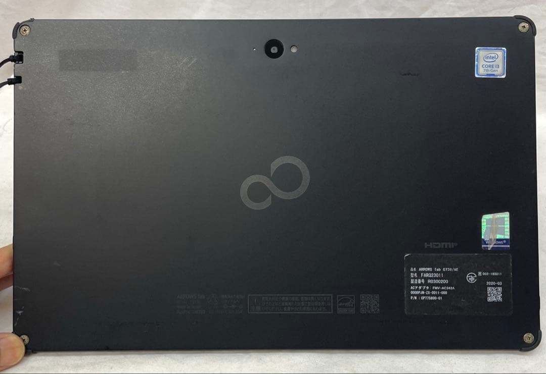 富士通 ARROWS Tab Q739/AE Core i3 第8世代　#5