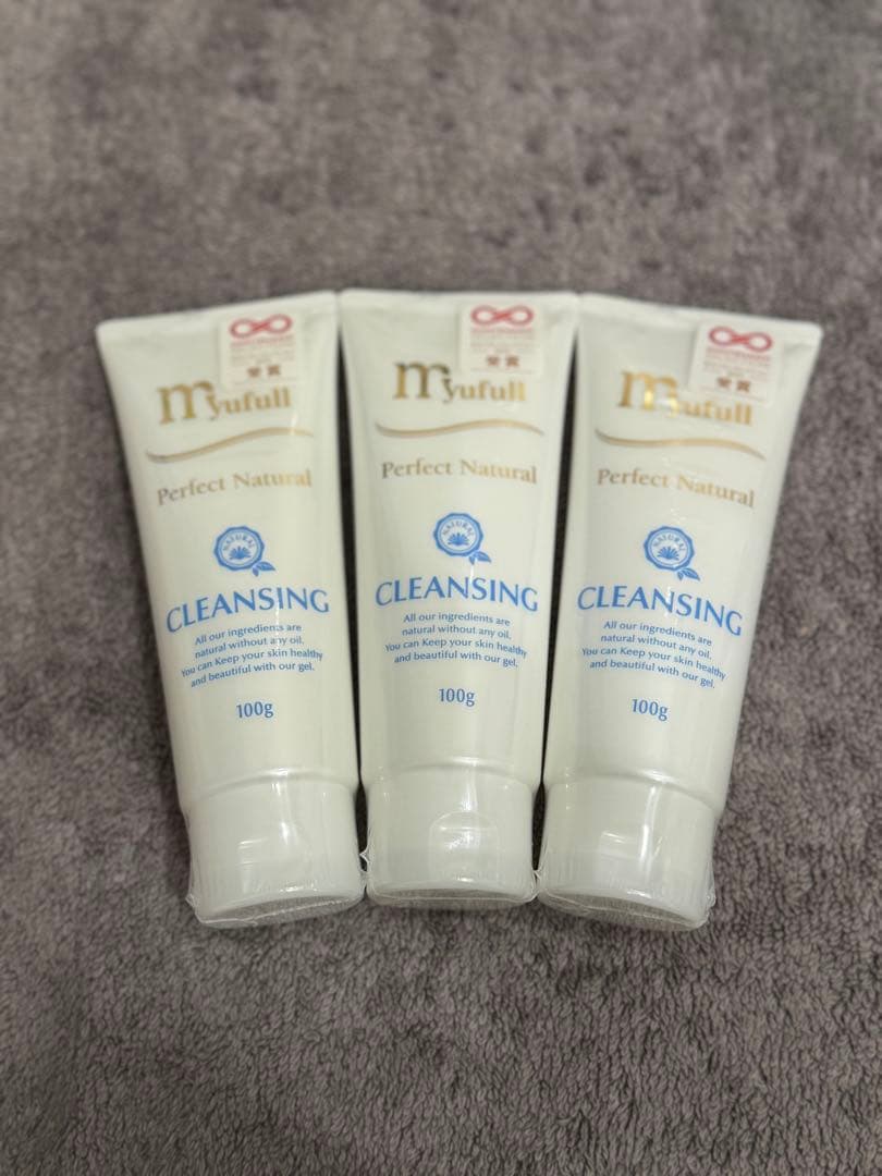 新品】ミューフル Myufull クレンジング　100g×３本＆タオル　1枚