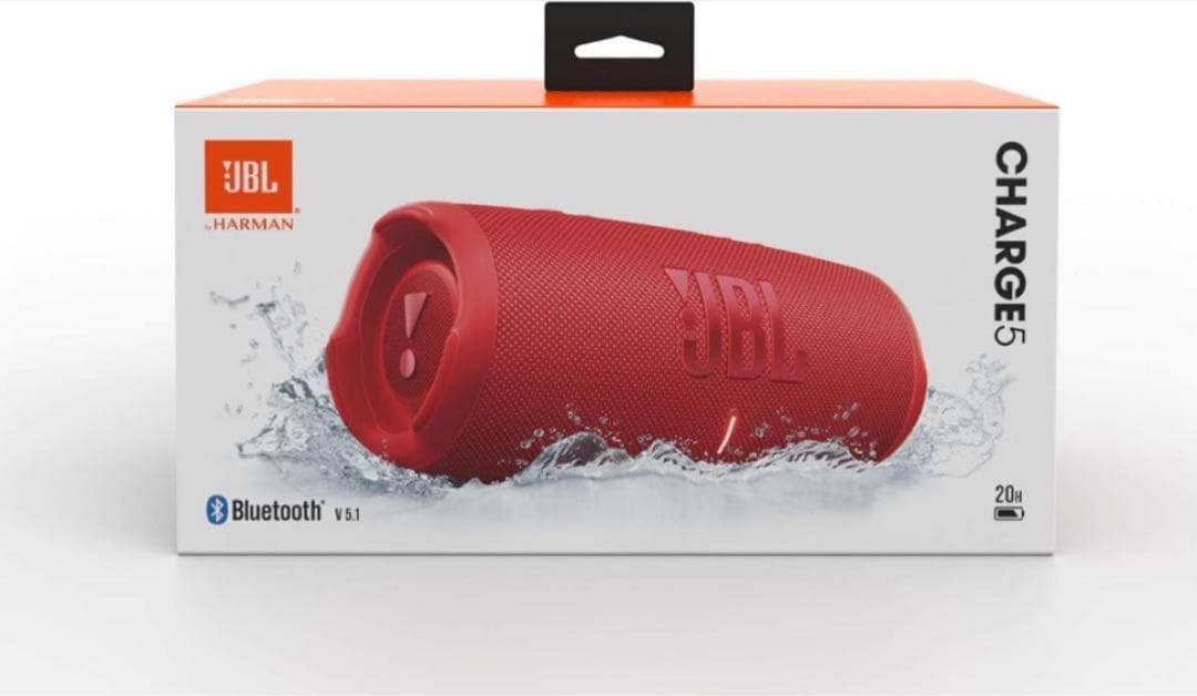 【新品未使用】JBL Charge 5 レッド ワイヤレススピーカー